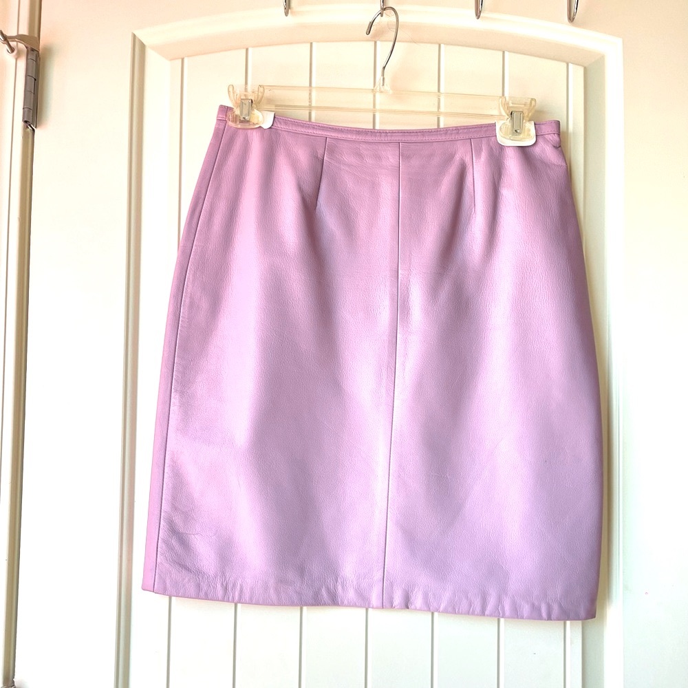Leather skirt